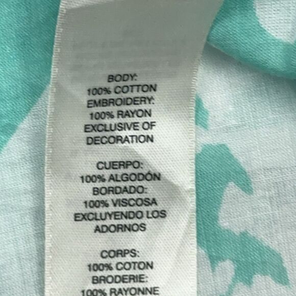 Chico’s Batik Beauty Norah Tunic Top Women’s Sz 4 XXL Beaded Embroidered Tribal - Picture 9 of 11